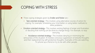 Understanding Stress Appraisal and Coping Mechanisms in Psychology | PPTX