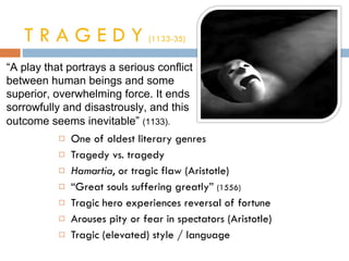 Dramatic Modes: Tragedy & Comedy (ch. 35) | PPT