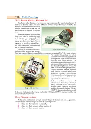 -Alternators.pdf notes working principle | PDF