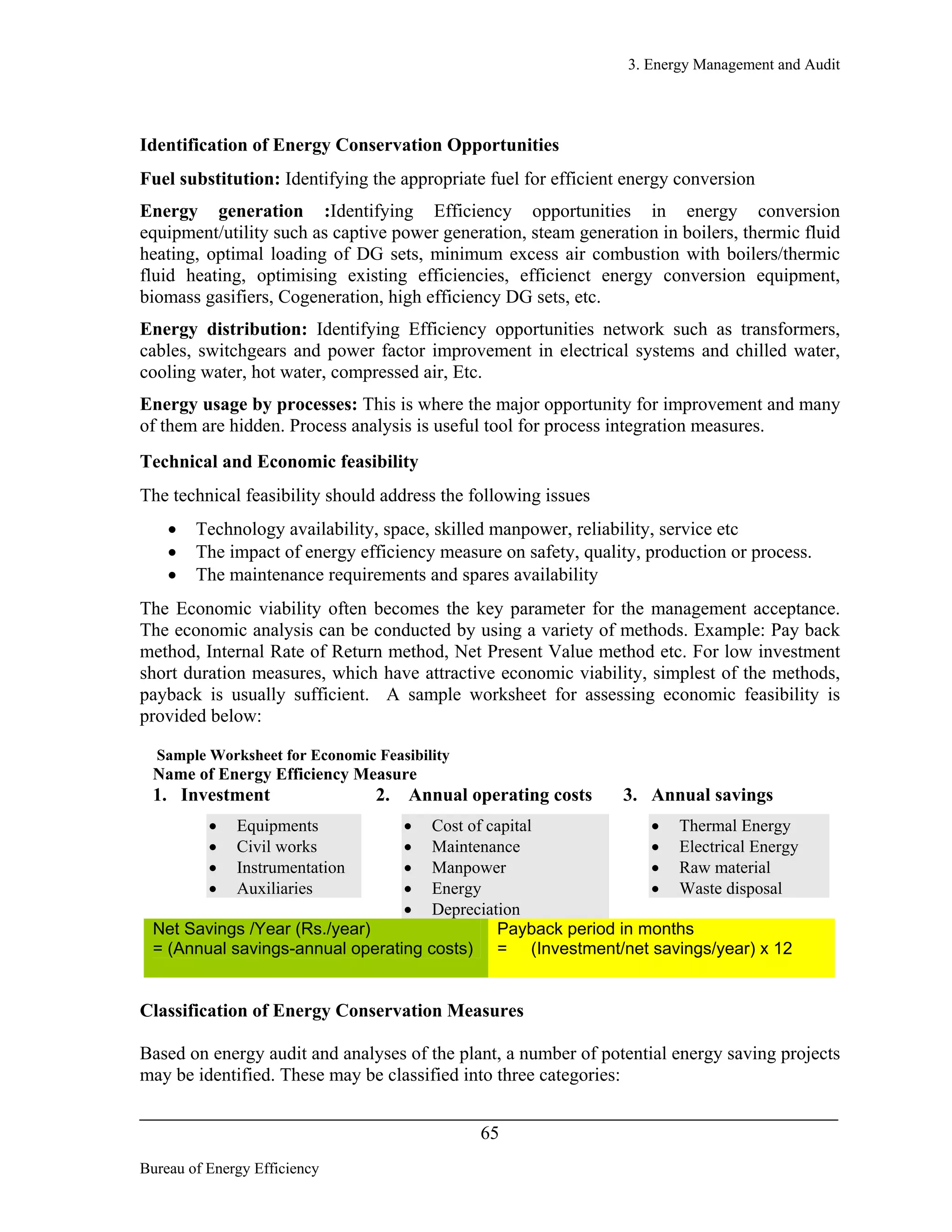 Energy management & & audit | PDF