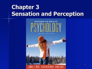 Chapter 3
Sensation and Perception




                           1
 