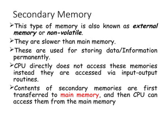 Chapter four: Memory and Storage Devices (2).pptx