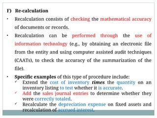 Ch-5 Audit Evidence l auditing principles and practice I | PPT
