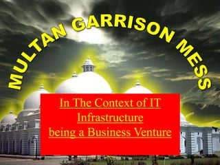 68
In The Context of IT
Infrastructure
being a Business Venture
 