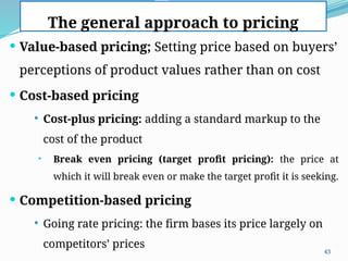 CH - 5 part -1 Price, placement & promotion for managment and ...