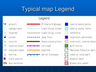Typical map Legend 