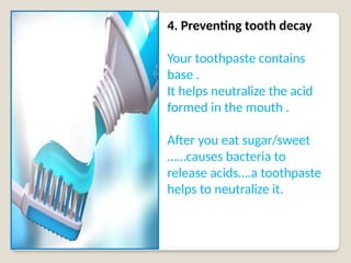 Toothpaste Neutralization Ch- 6 Acids , Bases And Salts PPT,8th std. | PPTX