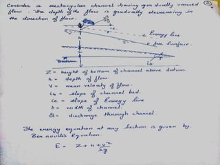 Gradually Varied Flow Pptx