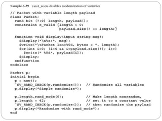 Ch 6 randomization | PPTX
