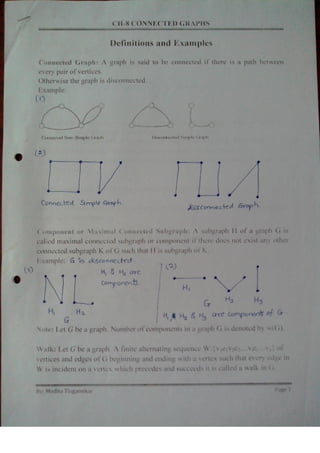 Chapter 7: CONNECTED GRAPHS