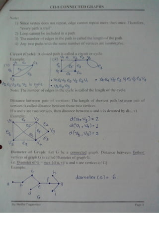Chapter 7: CONNECTED GRAPHS