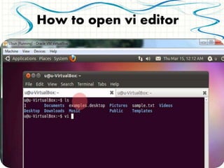 Vim Editor And Basic Scripting (Ch-7) | PPTX