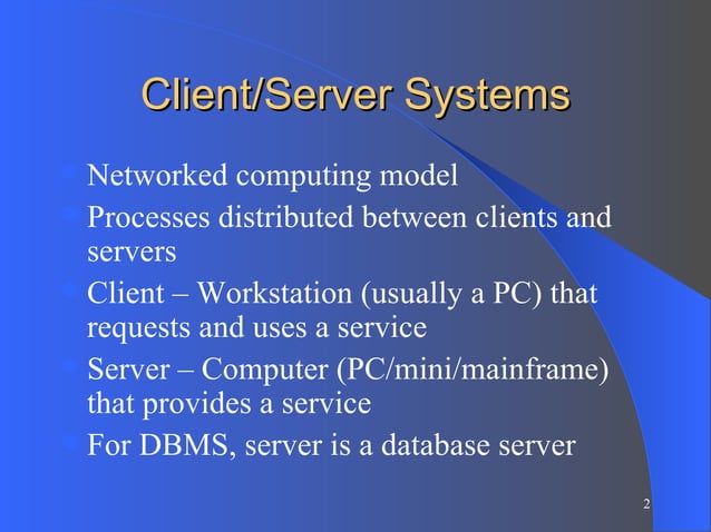 Ch 8 Client Server | PPT