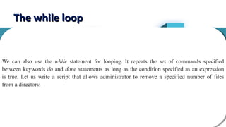 11
The while loopThe while loop
 
