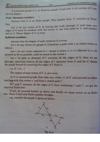 Ch 8 eulerian and hamiltonian graphs