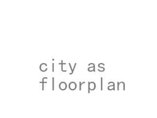 city as floorplan