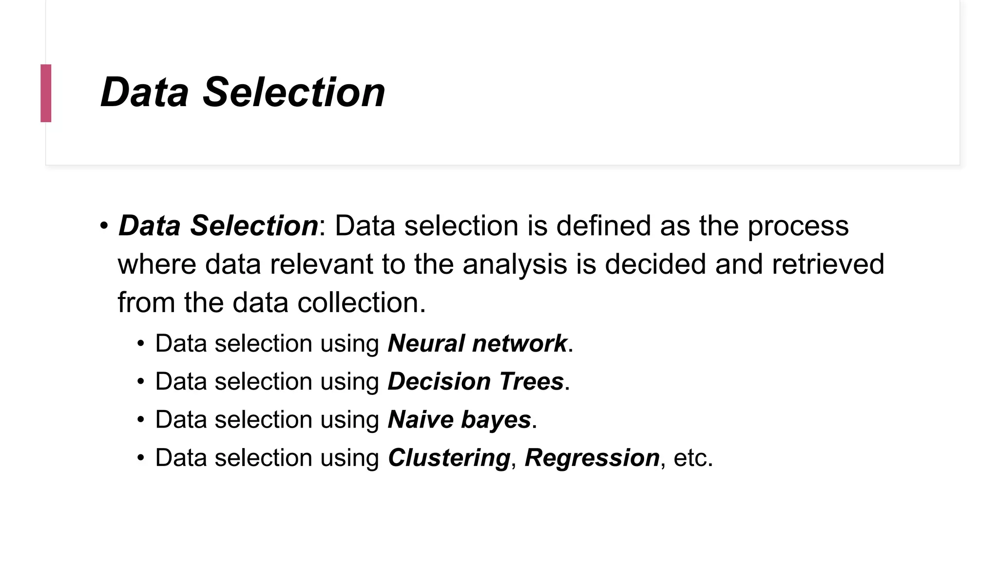 Data Mining Intro