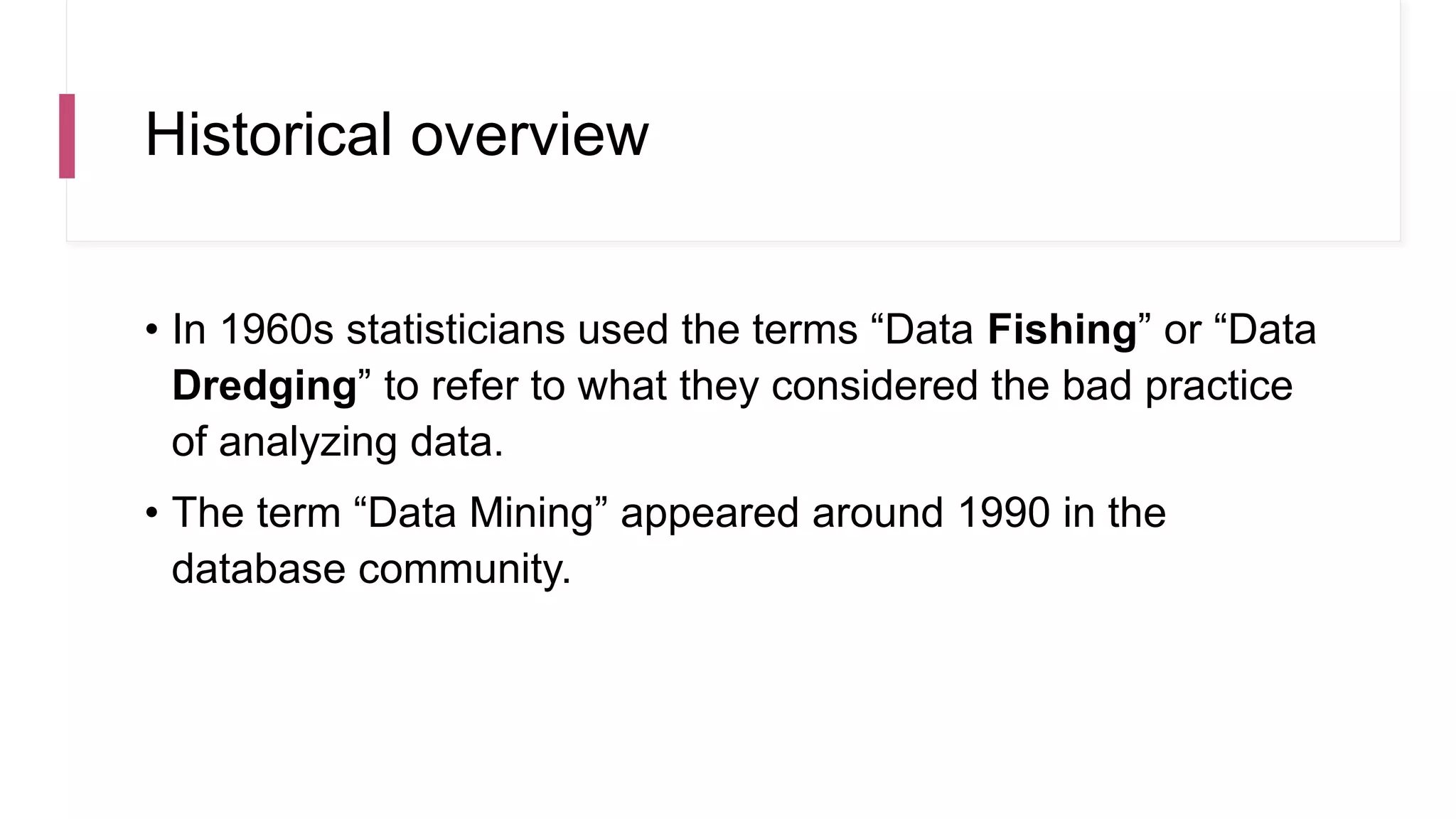 Data Mining Intro