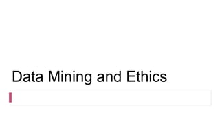 Data Mining Intro