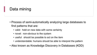Data Mining Intro