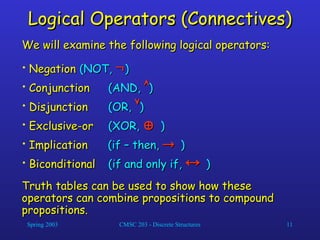 Basics of Discrete Structures and Discrete Logic | PPT