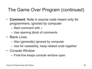 Python Programming | PPT