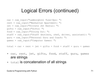 Python Programming | PPT