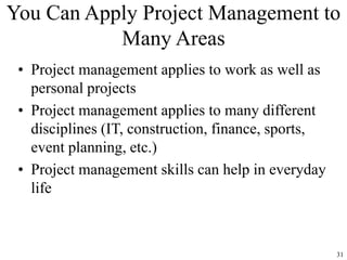 Chapter 1 Introduction To Project Management Ppt Chapter 1 Introduction To Project Management Ppt