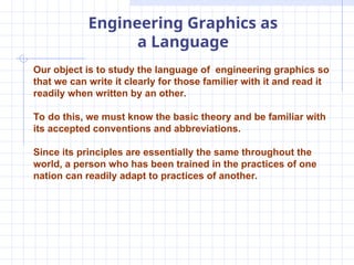 CH01engineering drawing presentation for 1st year | PPT