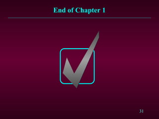 31
End of Chapter 1
End of Chapter 1
 