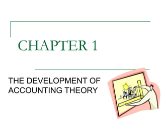 Development Accounting THE DEVELOPMENT OF ACCOUNTING THEORYch01.ppt