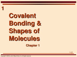 organic chem covalent bonding and shapes of molecules | PPT