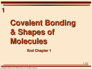 organic chem covalent bonding and shapes of molecules | PPT