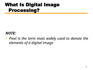 Chapter One introduction Digital Image Processing | PPT