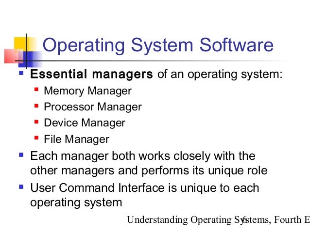 ch01 introducing operating systems how an operating system works