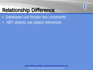 Introducing the Entity Framework | KEY