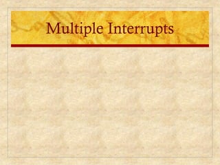 Multiple Interrupts
 