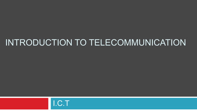 Ch 01 Part 2 History Of Telecommunications And Regulations Ppt