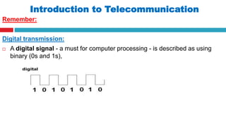 Ch 01 part 2 - history of telecommunications and regulations | PPTX
