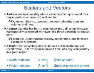 Comprehensive Vector Analysis in Electricity and Magnetism Physics | PDF