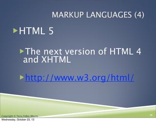 Ch. 1 HTML5, CIS 110 13F | PDF