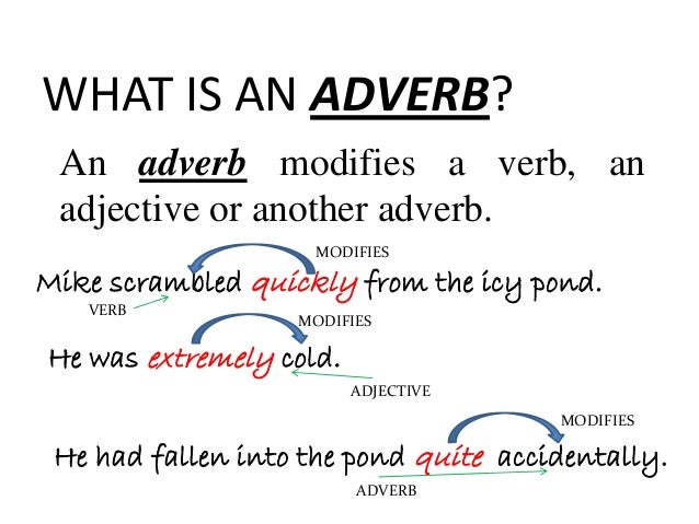 Contoh Adverb Modify Adjective - Frog Slinger