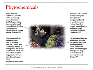 © 2012 John Wiley & Sons, Inc. All rights reserved.
Phytochemicals
 
