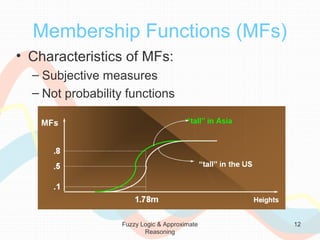 Fuzzy logic in approximate Reasoning | PPT