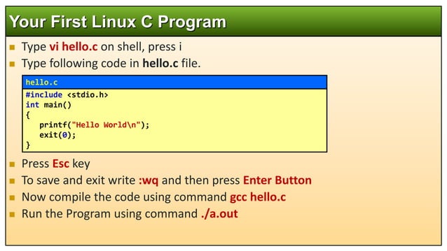 Linux Systems Programming: Ubuntu Installation and Configuration | PPT image.
