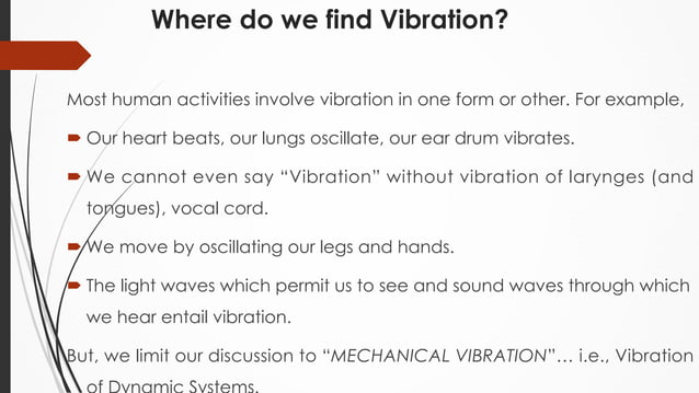 Ch 01, Introduction to Mechanical Vibrations ppt.pdf | Physics | Science