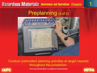 Preplanning (2 of 2)
Conduct preincident planning activities at target hazards
throughout the jurisdiction.
1
 