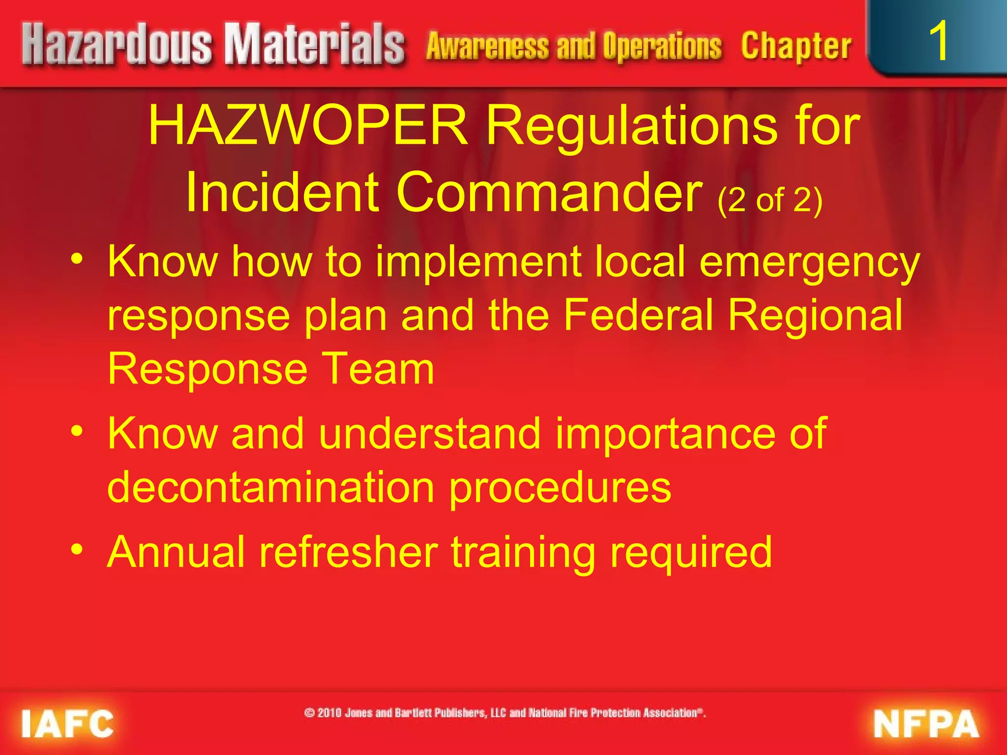 HazMat Ch01 ppt | PPT