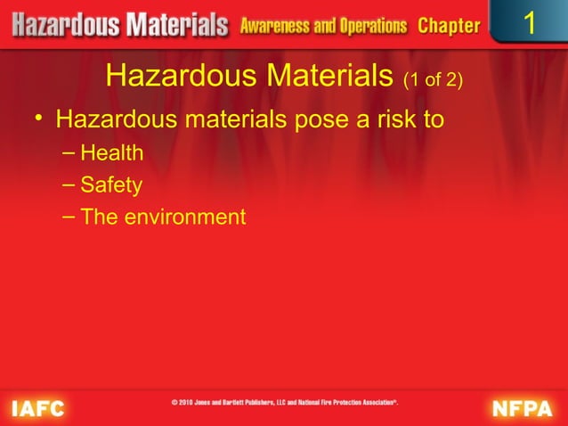 HazMat Ch01 ppt | PPT