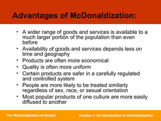 McDonaldization of your busienss | PPT